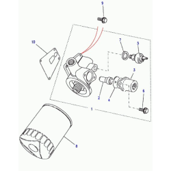 Filtre à huile pour moteur Land Rover