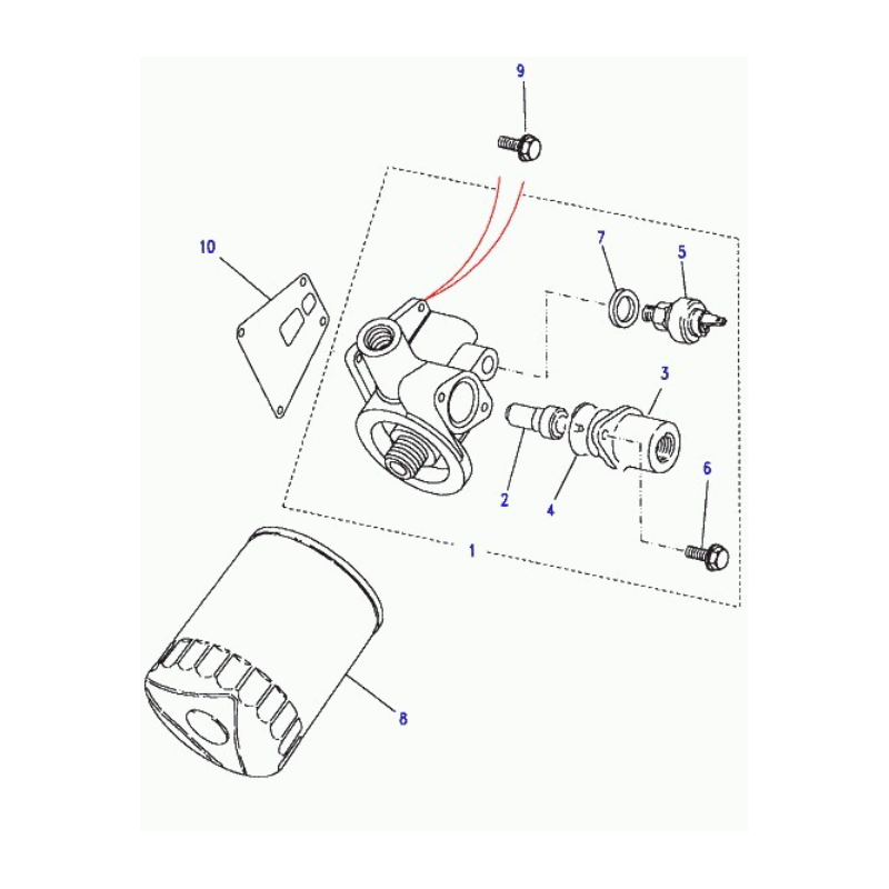 Filtre à huile pour moteur Land Rover